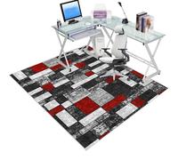 Alfombrilla para Silla de Oficina, Protector Suelo Silla Ruedas, Alfombra Silla Gaming, Alfombrilla Protectora de Piso Duro, Alfombra Gamer Suelo, Tapete de Protección de Madera/baldosas 140 x 160 cm