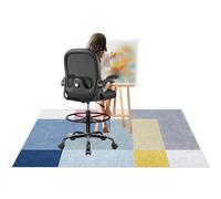 Alfombrilla para silla de videojuegos de 160 x 230 cm, alfombrilla para silla de oficina con ruedas, alfombra de escritorio, antideslizante, perfecta para uso doméstico y de oficina, mejora la