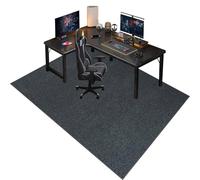 Alfombrilla para Silla Gaming Grande/Rectángulo Alfombras para Sillas de Ruedas/Duros Protector de Suelo para Silla/Antideslizante Alfombra Silla Oficina Decora tu Oficina 140 x 160 cm