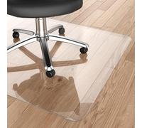 Alfombrilla Para Silla Transparente Antideslizante Resistente, Reducción De Vibraciones Y Reducción De Ruido, Espesor 1.5mm, Transparente Protector Suelo Para Oficina, Escritorio Gaming(90x90cm)