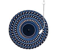 Alfombrilla para tocadiscos 30 cm | Alfombrilla de ilusión óptica Zoetrope para DJ y coleccionistas de vinilo | Almohadilla de vinilo giratoria dinámica Música, arte y actuaciones de DJ | ilusión ópti