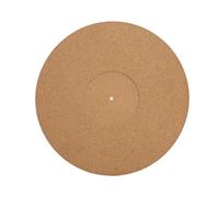 Alfombrilla para Tocadiscos 3MM 12in Cork & Rubber Turntable Record Pad Felt Mat Slipmat Anti-Static For Vinyl(Soft Cork)