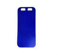 Alfombrilla para trineo para colinas de nieve y playas, plástico resistente a bajas temperaturas, cuerpo flexible, esquinas redondeadas para seguridad de todos los grupos de edad (137 x 42 cm, azul)
