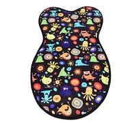 Alfombrilla para Trona, Suave, Transpirable, Pequeña, Compacta, Duradera, para Trona, para Coche, para Cochecito(【Pequeño monstruo】)