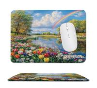 Alfombrilla Pequeña para Ratón Flores del arco iris 42 x 35 cm df-95
