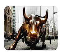 ALFOMBRILLA PEQUEÑA TORO WALL STREET MERCADO USA mousepad raton