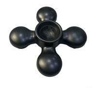 Alfombrilla profesional antideslizante para violonchelo con base de goma antideslizante para protección del suelo, almohadilla de tope de violonchelo compatible con celofán 4/4 Cellos, 7 (negro)