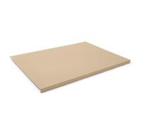 Alfombrilla Protector Escritorio Piel Genuina Beige - Protector de Bordes