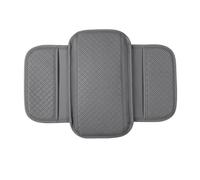 Alfombrilla Protector Maletero Cojín Universal para Reposabrazos De Coche De Piel Sintética Transpirable Funda Protectora para Consola Central Antiarañazos(Grey 1PC)