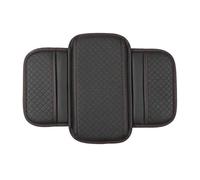 Alfombrilla Protector Maletero Cojín Universal para Reposabrazos De Coche De Piel Sintética Transpirable Funda Protectora para Consola Central Antiarañazos(Black 1PC)