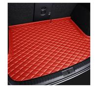 Alfombrilla Protector Maletero para Skoda para Kodiaq 7 Seat 19-23 Estera De Maletero De Coche De Cuero Artificial Accesorios De Coche Interior(Red)