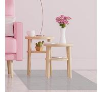 Alfombrilla Protectora 115 x 270 cm Resistente, Antideslizante Alfombrilla de Protección para El Suelo Antideslizante y Fácil de Limpiar para Suelos Duros, Madera, Color Transparente