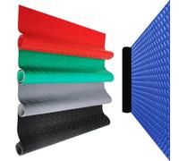 Alfombrilla Protectora Antideslizante De PVC For Suelos, Protección Antideslizante For Garaje, Resistente Al Agua Y A Las Manchas For Taller, Caravana O Remolque.(Black,1.2x3m/3.9x9.8ft)