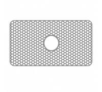 Alfombrilla Protectora con Rejilla, Gris | Antislizante, Alfombrilla Silicona para Fregaro, Perforado, Tapete Secado para Fregaro, Cocina, Encimera