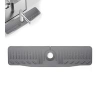 Alfombrilla protectora contra salpicaduras de fregadero, bandeja de silicona para grifo de 24 pulgadas, para cocina, baño, protector de goteo, encimera