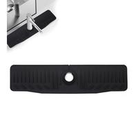 Alfombrilla protectora contra salpicaduras de fregadero, bandeja de silicona para grifo de 24 pulgadas, para cocina, baño, protector de goteo, encimera