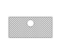 Alfombrilla protectora de fregadero en silicona, antideslizante y resistente al calor con diseño de drenaje central para mantener tu cocina organizada y limpia (H)