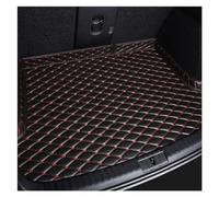 Alfombrilla Protectora Estera Maletero Coche Personalizada Accesorios Interior Cuero Artificial para Citroen DS 7 2018 2019 2020 2021 2022(Negro Rojo)