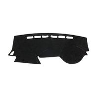 Alfombrilla Protectora para salpicadero para Kia Rio 3 K2 2012 2013 2014 2015 2016 Versión Rusa, Parasol, Accesorios para Coche (Poliéster/Lado Negro)