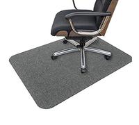 Alfombrilla protectora para silla de oficina | 90 x 120 cm | suelo duro | versión mejorada - Alfombra de silla multiusos para casa (gris oscuro, 120 x 90 cm)