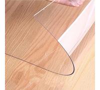 Alfombrilla Protectora para Suelos de Vinilo Alfombrilla Protectora for Suelo Alfombra De Plástico PVC Transparente Alta Resistencia Al Impacto Oficina Casa No deformadoAlfombra del piso,Grueso 1.5mm,