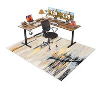 Alfombrilla Protectora para Suelos Duros 180 x 190 cm Alfombra Silla de Oficina Alfombra Silla de Escritorio para el Hogar, Antideslizante Alfombra Gamer Suelo para Parqué Laminado y Baldosas