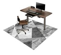 Alfombrilla Protectora Suelo para Silla de Oficina, Alfombra Antideslizante Silla Gaming Protector Suelo Silla de Escritorio, Alfombras Gaming Suelo, Tapete de Protección de Oficina 70 x 100 cm