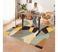 Alfombrilla Protectora Suelo para Silla de Oficina, Alfombras Gaming Suelo, 120 x 150 cm Protector Suelo Silla de Escritorio Antideslizante, Alfombrilla Protección para Suelos Duros Laminado Parqué