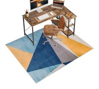 Alfombrilla Protectora Suelo para Silla de Oficina Tapete Protector de Suelo Oficina Alfombra Antideslizante Silla Gaming Alfombrilla Protección para Suelos Duros, Laminado, Parqué 90 x 140 cm