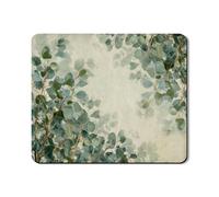 Alfombrilla protectora superior de eucalipto para lavadora, hoja botánica, cubierta superior de lavadora, goma vintage, antideslizante, impermeable, para lavadora, lavadora, secadora, 20 x 24 pulgadas