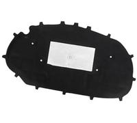 Alfombrilla protectora térmica para vehículos, Wivplex, for VW, for Golf, 6/, for Golf, 6 GTI Cubierta insonorizada de algodón for motor de capó delantero Almohadilla de aislamiento térmico(Schwarz)