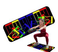 Alfombrilla push up - PU 39x101Cm 15.35x39.76In | Alfombrilla para fitness doméstica, equipo de entrenamiento multifuncional, soporte para el entrenamiento del culturismo | Ejercicios de