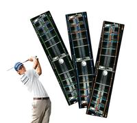 Alfombrilla Putting | Juego de 3 Piezas para trazar el del Putter y Entrenar el Swing, Verde para puting de Interior | para golfistas Principiantes, Hombres, Mujeres, Entrenamiento Interior y