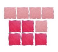 Alfombrilla Puzle Gomaespuma 10 unids/Set 30 * 30cm Alfombra de Rompecabezas Peluda Cuadrada esponjosa Azulejos Felpa for salón(Color 16)