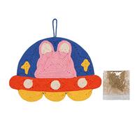 Alfombrilla rascadora para Gatos, Alfombra de sisal con cordón, Impermeable, Antideslizante, para Suelo, Puerta, Pared, Muebles, protección para Gatos, Material de sisal Natural (Astronave)