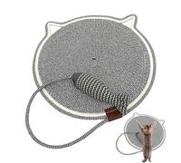Alfombrilla rascadora para gatos, almohadilla para rascar gatos, rascador ecológico para gatos, rascador grande para gatos, diseño lateral antideslizante para tu amigo felino