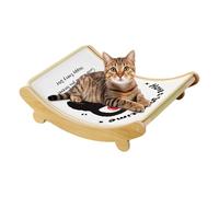 Alfombrilla Rascadora para Gatos - Base De Rascado para Gatos Domésticos - Juguete Interactivo Antiarañazos para Interior Hogar Muebles Gatitos