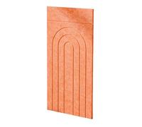 Alfombrilla rascadora vertical de fieltro para gatos con cinta autoadhesiva para sofá, suelo, pared, muebles, protección de 11.8 x 23.6 pulgadas, color naranja