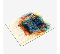 Alfombrilla Ratón 200x150x3mm, Azul Mouse Pad Cocodrilo Alfombrilla Gaming, con Base Goma Antideslizante, Superficie Impermeable Tapete Escritorio, para Ordenadores Oficina Mini Mousepad S0-1191