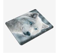 Alfombrilla Ratón 200x150x3mm, Blanco Mouse Pad Animal Alfombrilla Gaming, con Base Goma Antideslizante, Superficie Impermeable, Bordes Cosidos Tapete Escritorio, para Oficina Mini Mousepad S0-1347