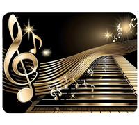 Alfombrilla Ratón 200x150x3mm, Música Alfombrilla Ratón Piano Mouse Pad, Mouse Mat Antideslizante Protector Escritorio con Bordes Cosidos, Seguimiento Suave y Preciso para PC, Oficina, Juegos,Model240