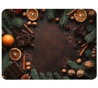 Alfombrilla Ratón 220x180x3mm, Marrón Alfombrilla Ratón Chocolate Mouse Pad, Mouse Mat Antideslizante Protector Escritorio con Bordes Cosidos, Seguimiento Suave y Preciso para PC, Oficina, Model416