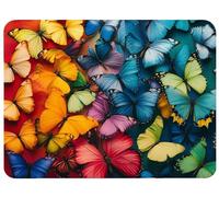 Alfombrilla Ratón 250x210x3mm, Color Alfombrilla Ratón Mariposa Mouse Pad, Mouse Mat Antideslizante Protector Escritorio con Bordes Cosidos, Seguimiento Suave y Preciso para PC, Oficina Hogar,Model894
