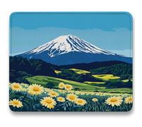 Alfombrilla Ratón 260x210mm, azul Mousepad, Alfombrilla Raton para Ordenador de 3mm con Textura Premium, Base de Goma Antideslizante, Tapete Rato Portátil para Oficina y Juegos - Montaña nevada c0-561