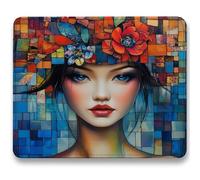 Alfombrilla Ratón 260x210mm, color Mousepad, Alfombrilla Raton para Ordenador de 3mm con Textura Premium, Base de Goma Antideslizante, Pequeña Tapete Rato Portátil para Oficina y Juegos, Belleza c0-83