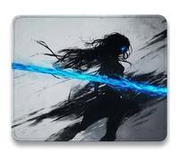 Alfombrilla Ratón 260x210mm, Gris Mousepad, Alfombrilla Raton para Ordenador de 3mm con Textura Premium, Base de Goma Antideslizante, Pequeña Tapete Rato Portátil para Oficina y Juegos - Azul c0-455