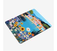 Alfombrilla Ratón 260x210x3mm, Azul Mouse Pad Paisaje Alfombrilla Gaming, con Base Goma Antideslizante, Superficie Impermeable, Bordes Cosidos Tapete Escritorio, para Oficina Mini Mousepad S0-1375