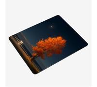 Alfombrilla Ratón 290x240x3mm, Azul Marino Mouse Pad Árbol Alfombrilla Gaming, con Base Goma Antideslizante, Superficie Impermeable Tapete Escritorio, para Ordenadores Oficina Mini Mousepad S0-1389