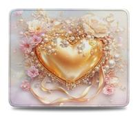 Alfombrilla Ratón 300 x 250 mm Alfombrilla Escritorio Flor, Mejora Precisión y Velocidad con Base de Goma Antideslizante y Bordes Cosidos, Mousepad Duradera para Oficina, Estudio, Juegos Amar 0d-365