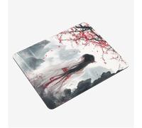 Alfombrilla Ratón 300x250x3mm, Blanco Mouse Pad Chica Alfombrilla Gaming, con Base Goma Antideslizante, Superficie Impermeable, Bordes Cosidos Tapete Escritorio, para Oficina Mini Mousepad S0-1365